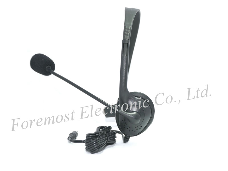 Microphone_THP250を備えたオンイヤーヘッドフォン